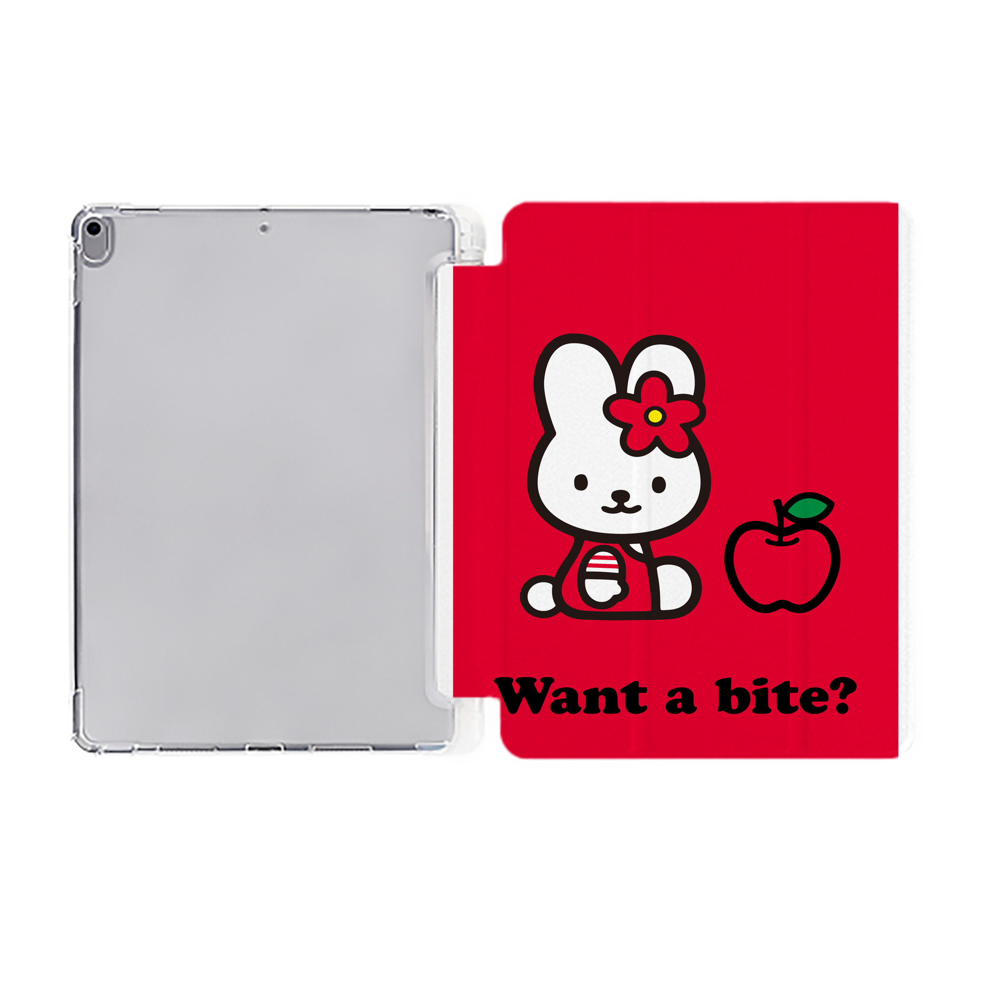 （画像用） Hello Kitty ハローキティ IPad ケース ペン収納付き 三つ折りスタンド PUレザー×シリコン 対応機種9.5/10.5/10.9インチ